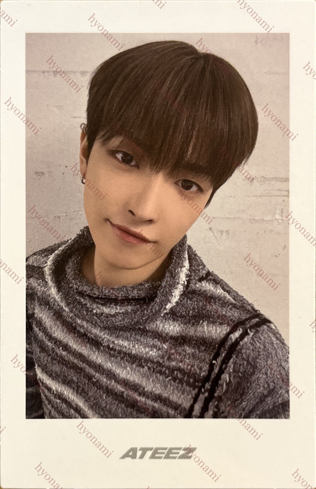 ATEEZ Golden hour part. 3 POCA polaroid Hongjoong