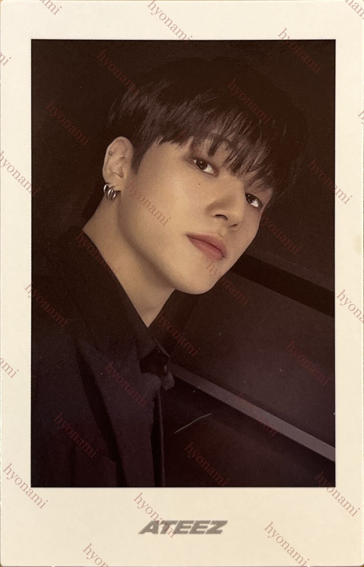 ATEEZ Golden hour part. 3 POCA polaroid Wooyoung