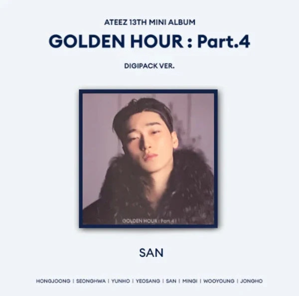ATEEZ Golden hour pt. 4 digipack San