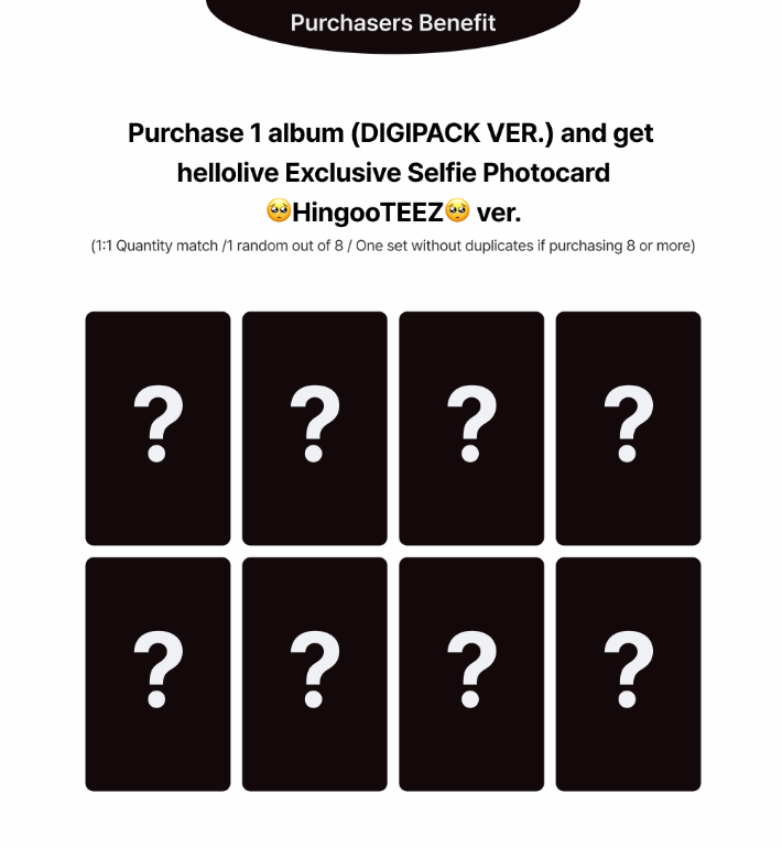 Preorder benefit - ATEEZ Golden hour part 6 digipack ver. - Korean stores