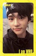 Stray Kids I am WHO yellow border Hyunjin