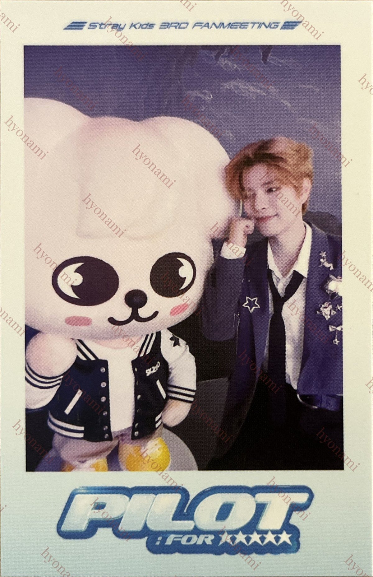 Stray Kids 3rd fanmeeting: PILOT : FOR ★★★★★ polaroid offline benefit Seungmin