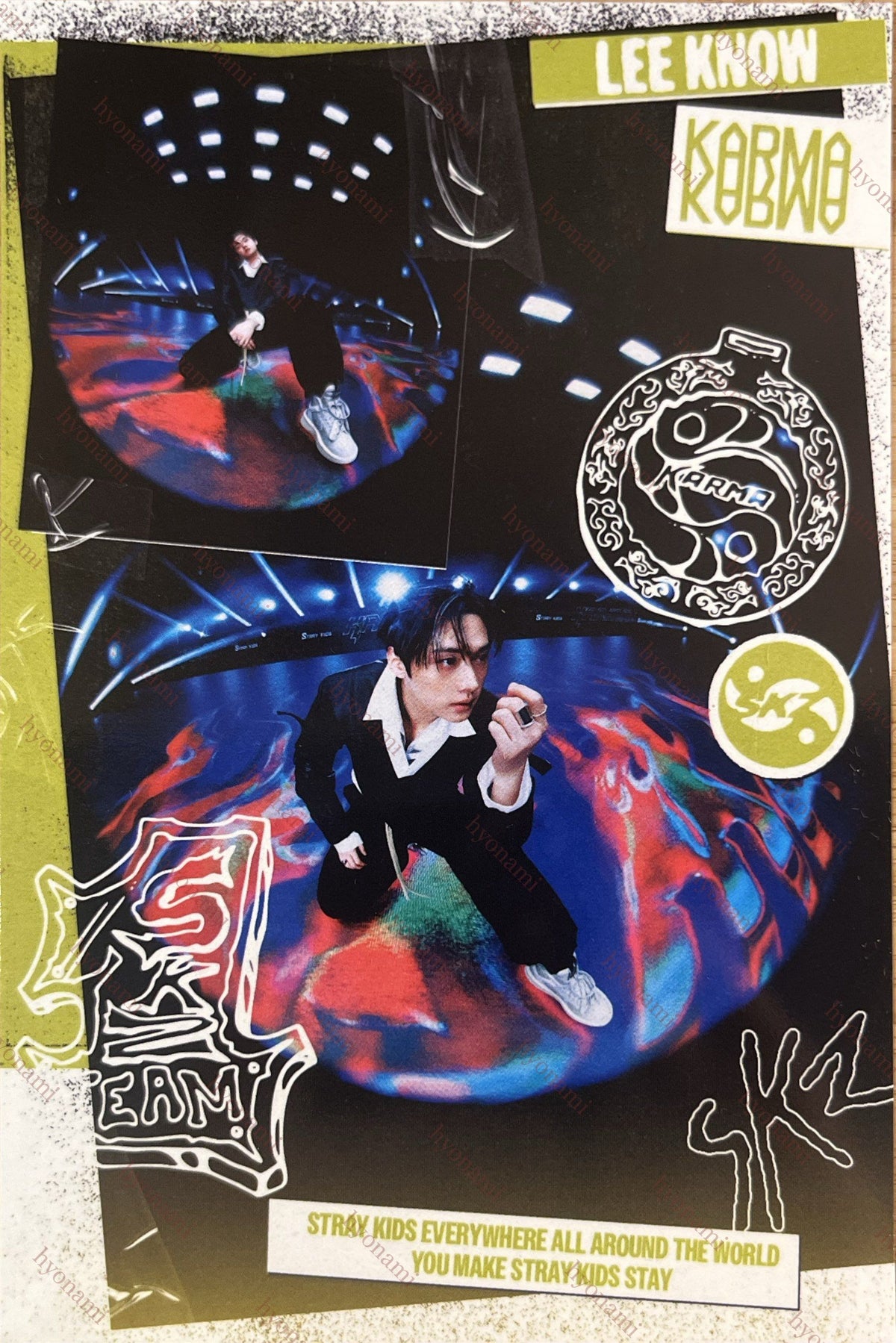 Stray Kids Karma accordion 2-cut photo Lee Know