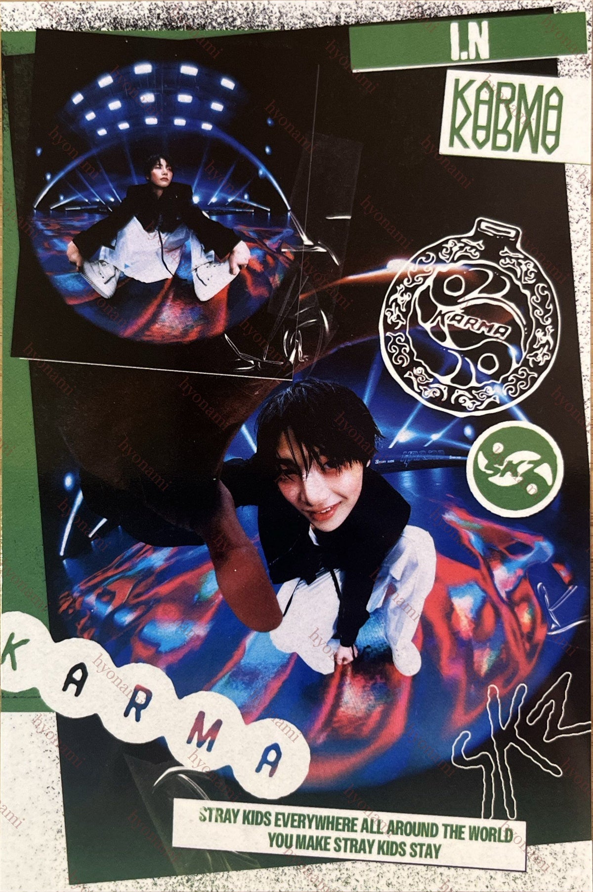 Stray Kids Karma accordion 2-cut photo I.N