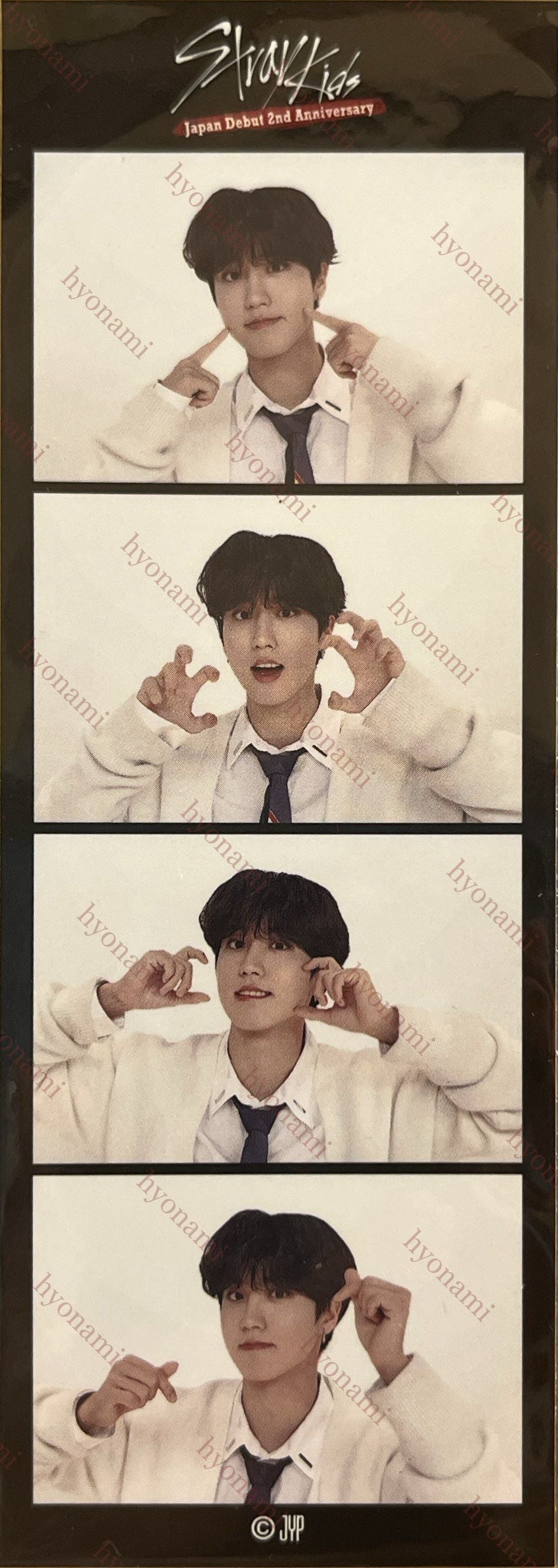 Stray Kids Japan debut 2nd Anniversary lotery 4-cut photo sticker HAN