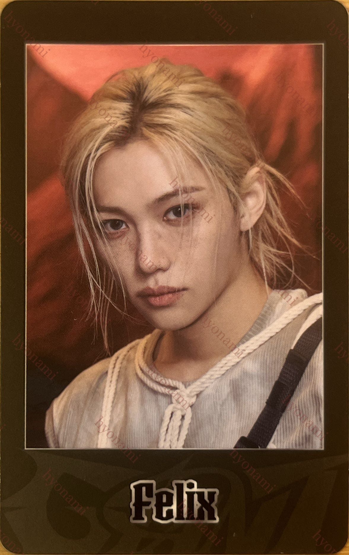 Stray Kids XMAS POPUP STORE 2024 Giant photocard set Felix