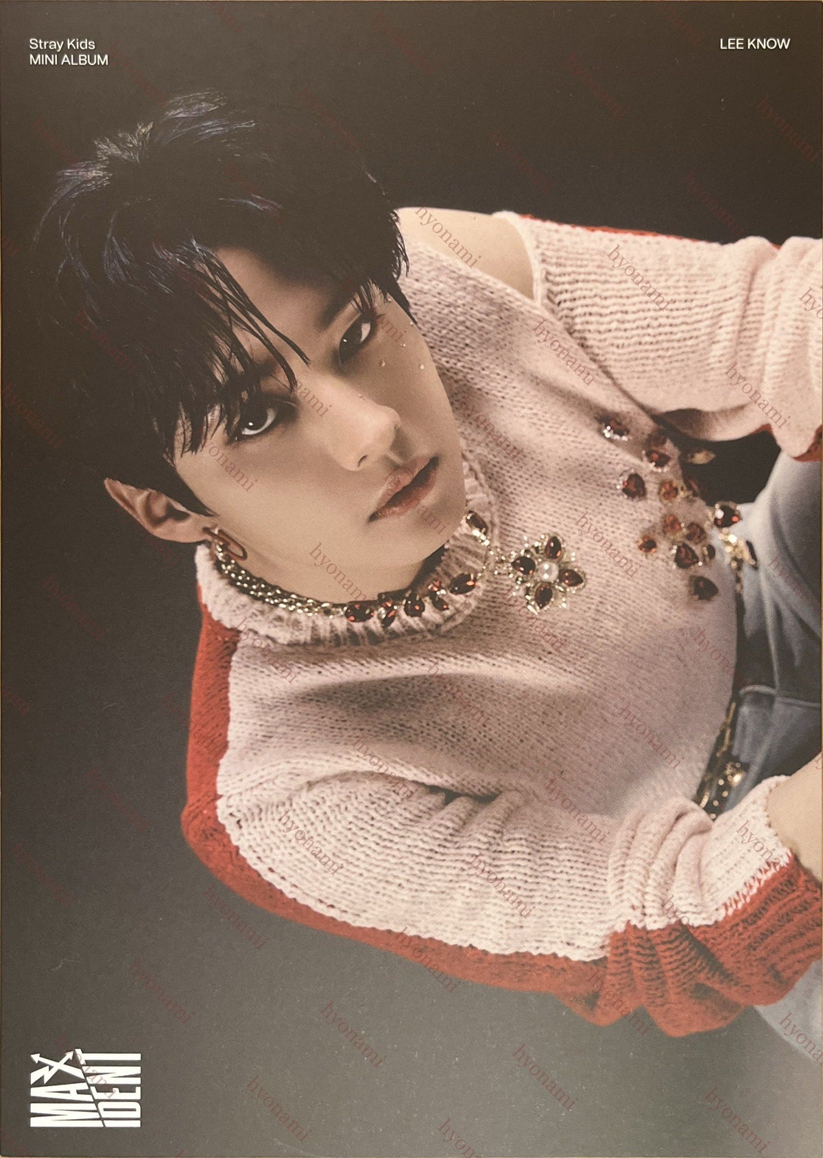 Stray Kids Maxident mini poster Lee Know