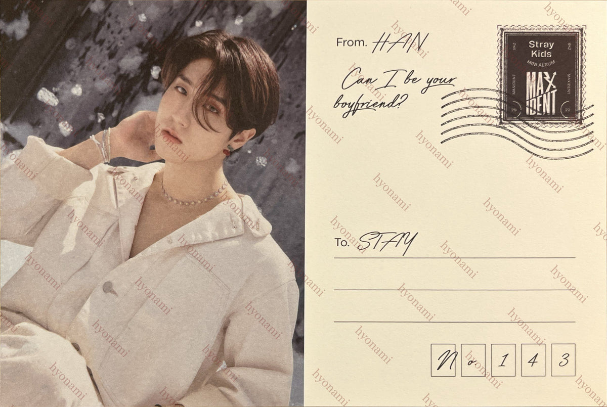 Stray Kids Maxident love letter HAN