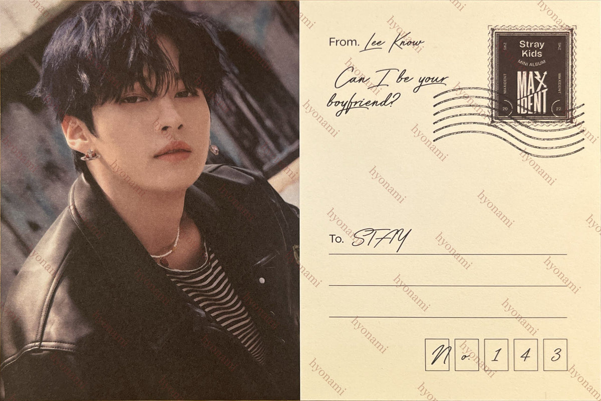 Stray Kids Maxident love letter Lee Know