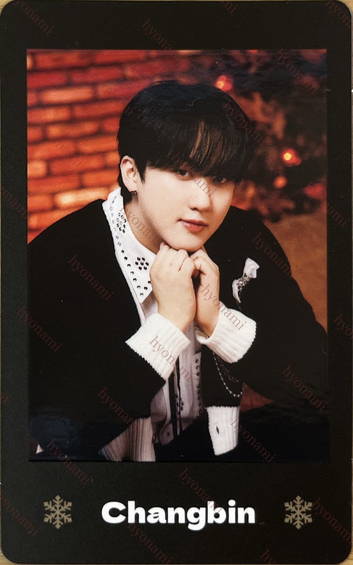 Stray Kids XMAS POPUP STORE 2023 photocard set A Changbin