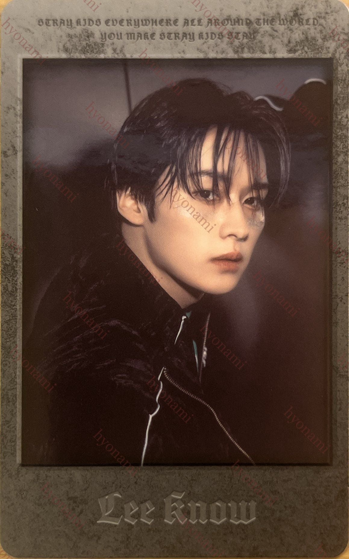 Stray Kids World Tour dominATE JAPAN POPUP STORE photocard set Lee Know