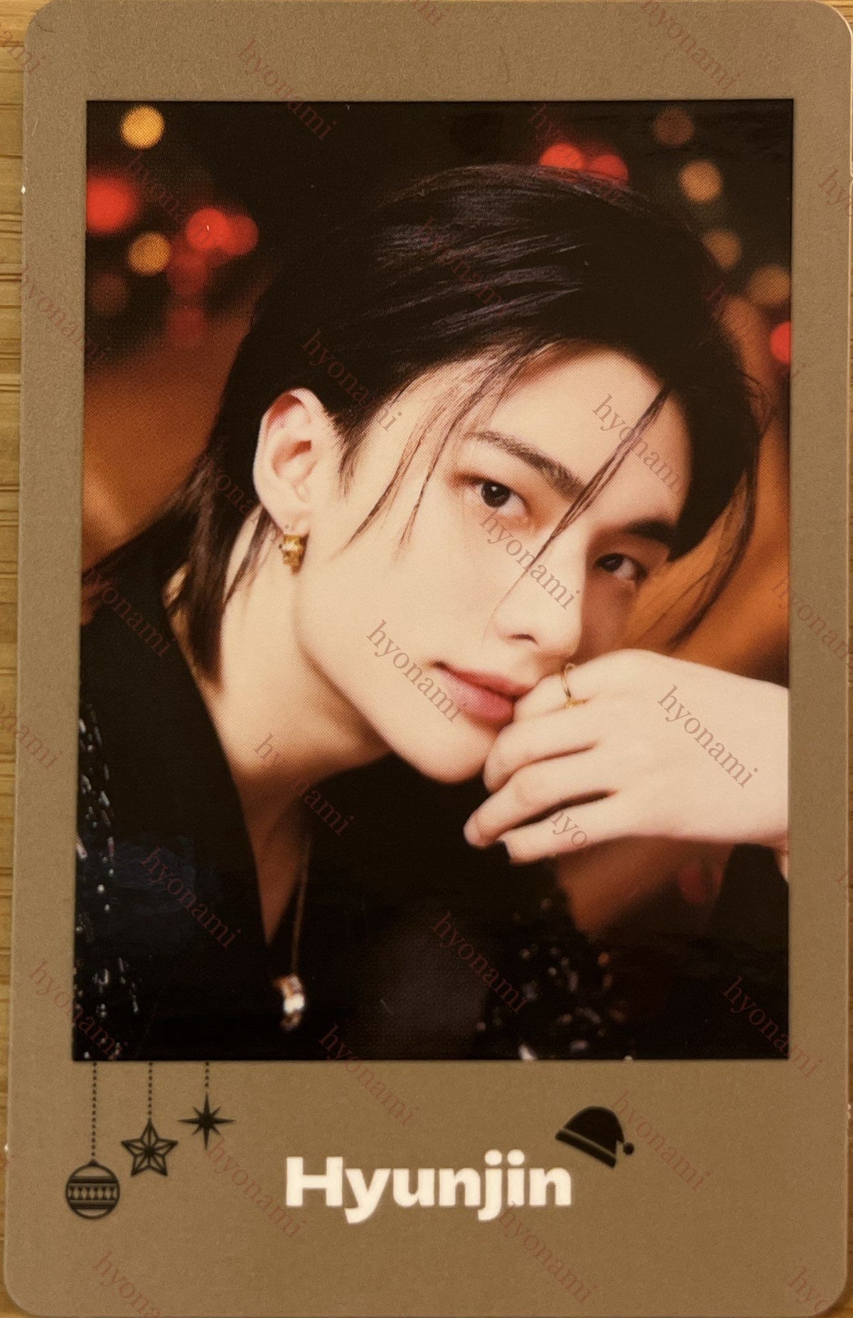 Stray Kids XMAS POPUP STORE 2023 photocard set B Hyunjin