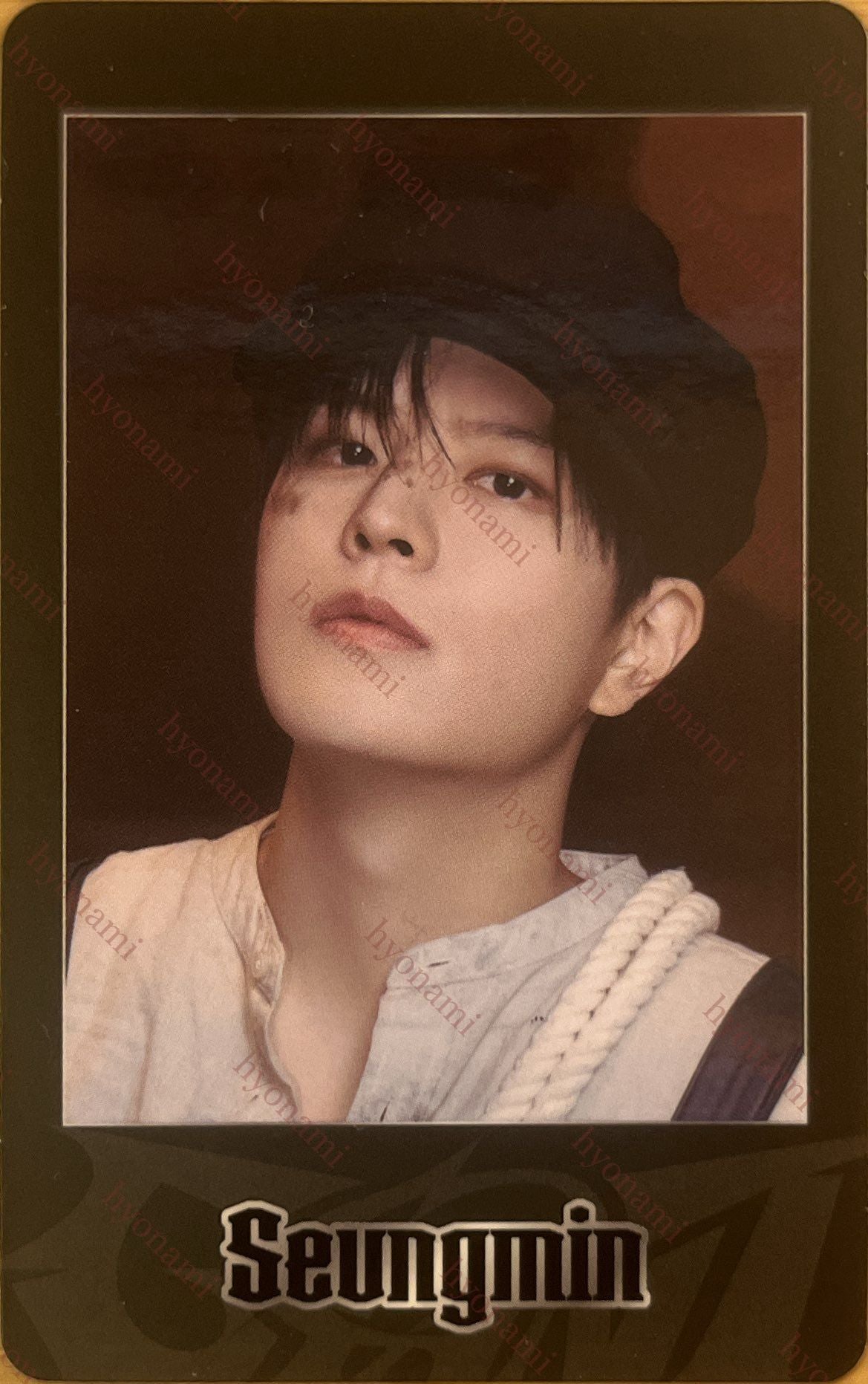 Stray Kids XMAS POPUP STORE 2024 Giant photocard set Seungmin