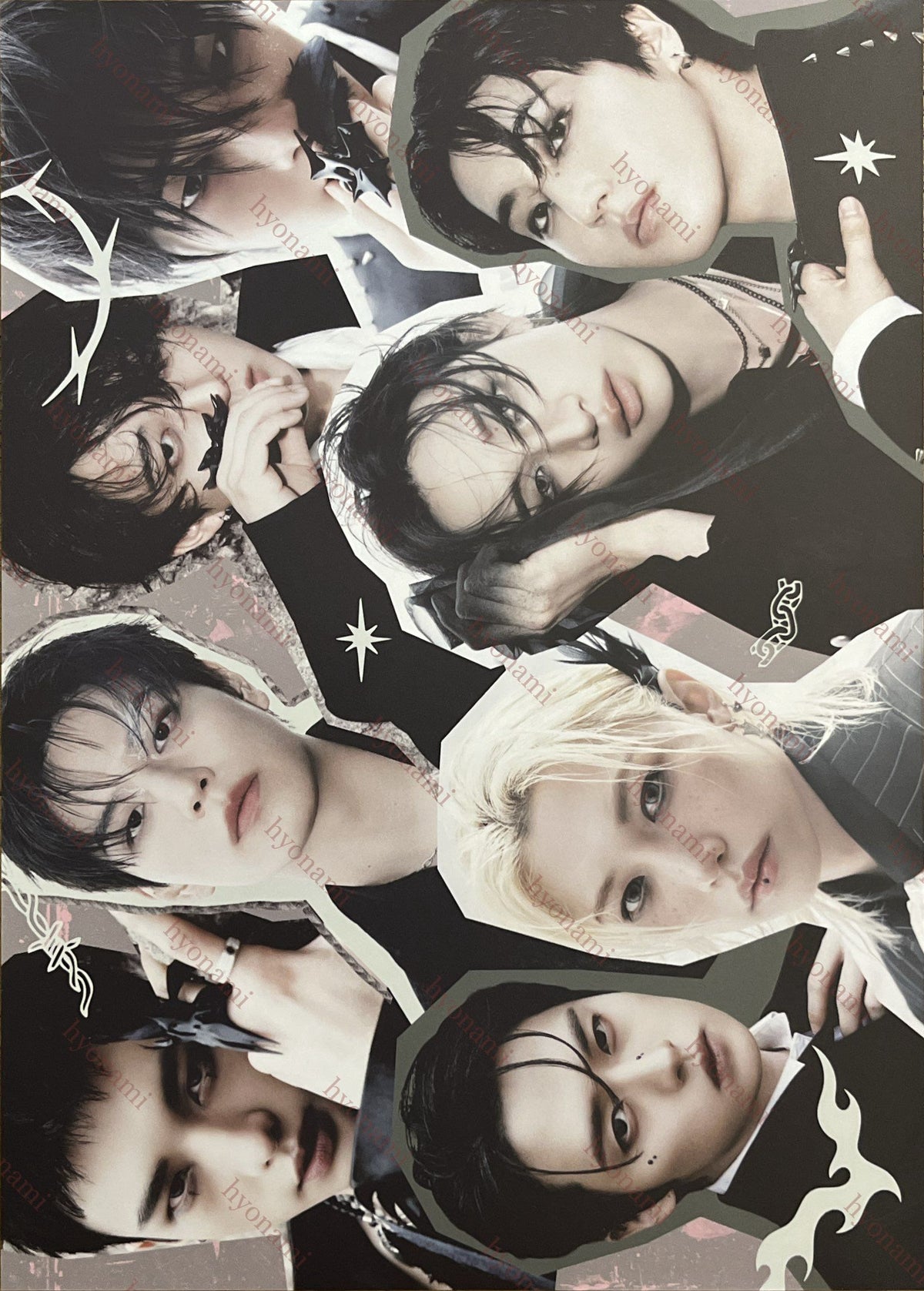 Stray Kids Do it black collage