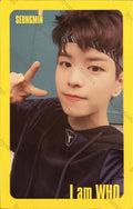 Stray Kids I am WHO yellow border Seungmin