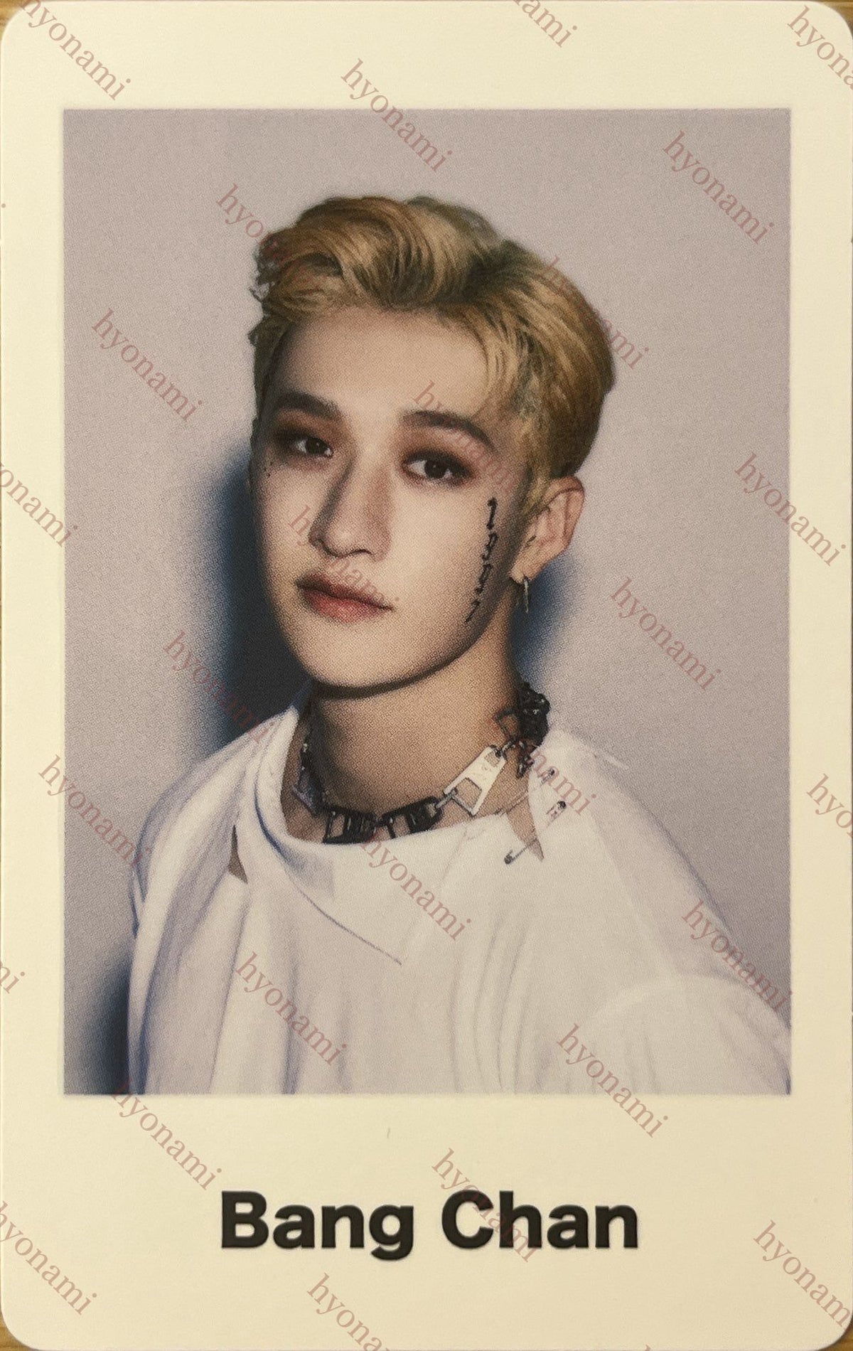 Stray Kids Scars Popup store photocard set Bang Chan