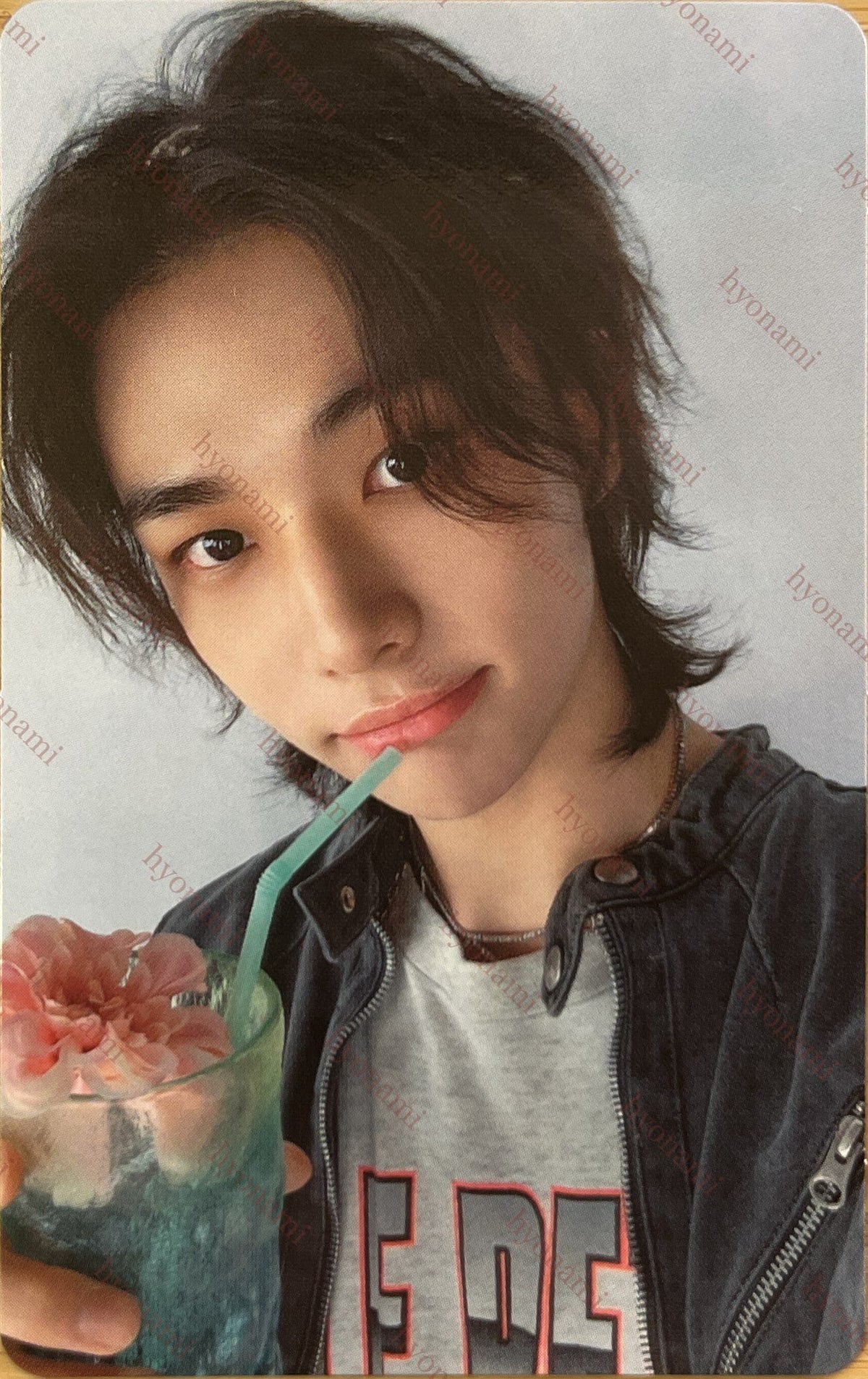 Stray Kids Social Path / Super Bowl JP fanclub double sided A Hyunjin