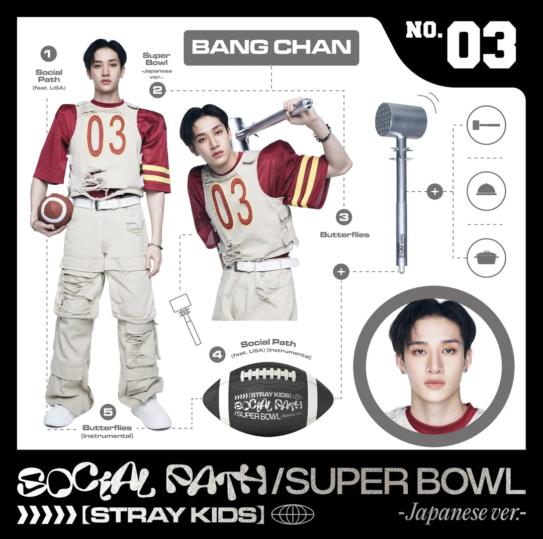 Stray kids Social path / Super Bowl Japan Fanclub solo version Bang Chan