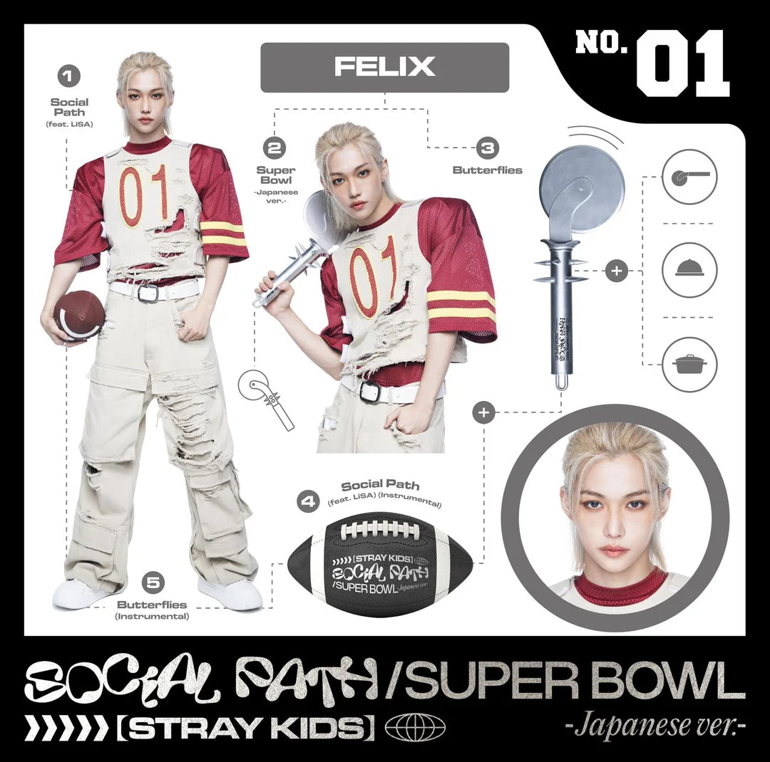 Stray kids Social path / Super Bowl Japan Fanclub solo version Felix