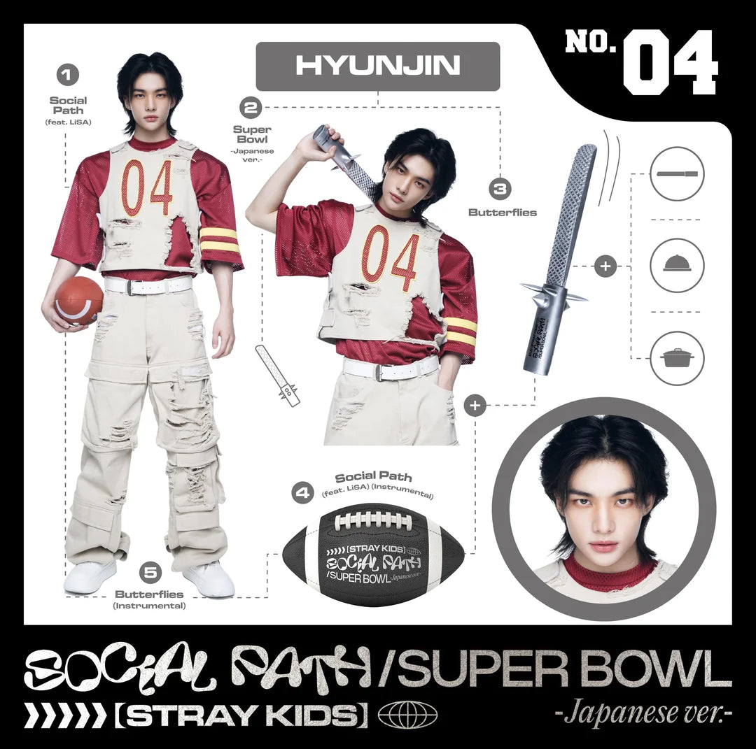Stray kids Social path / Super Bowl Japan Fanclub solo version Hyunjin