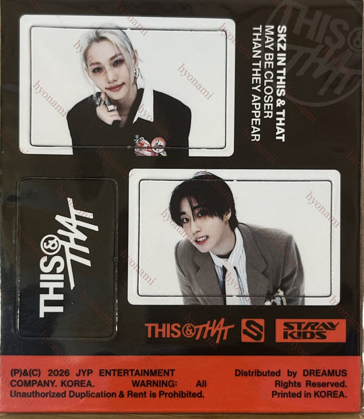 Stray Kids This & That THIS magnet Han x Felix