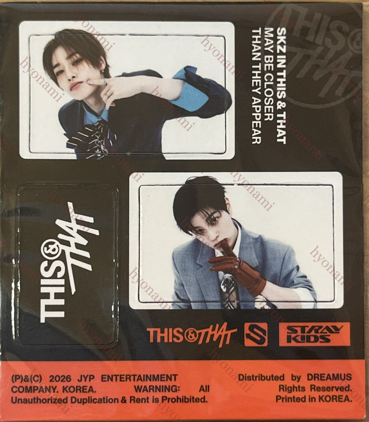 Stray Kids This & That THIS magnet Seungmin x I.N