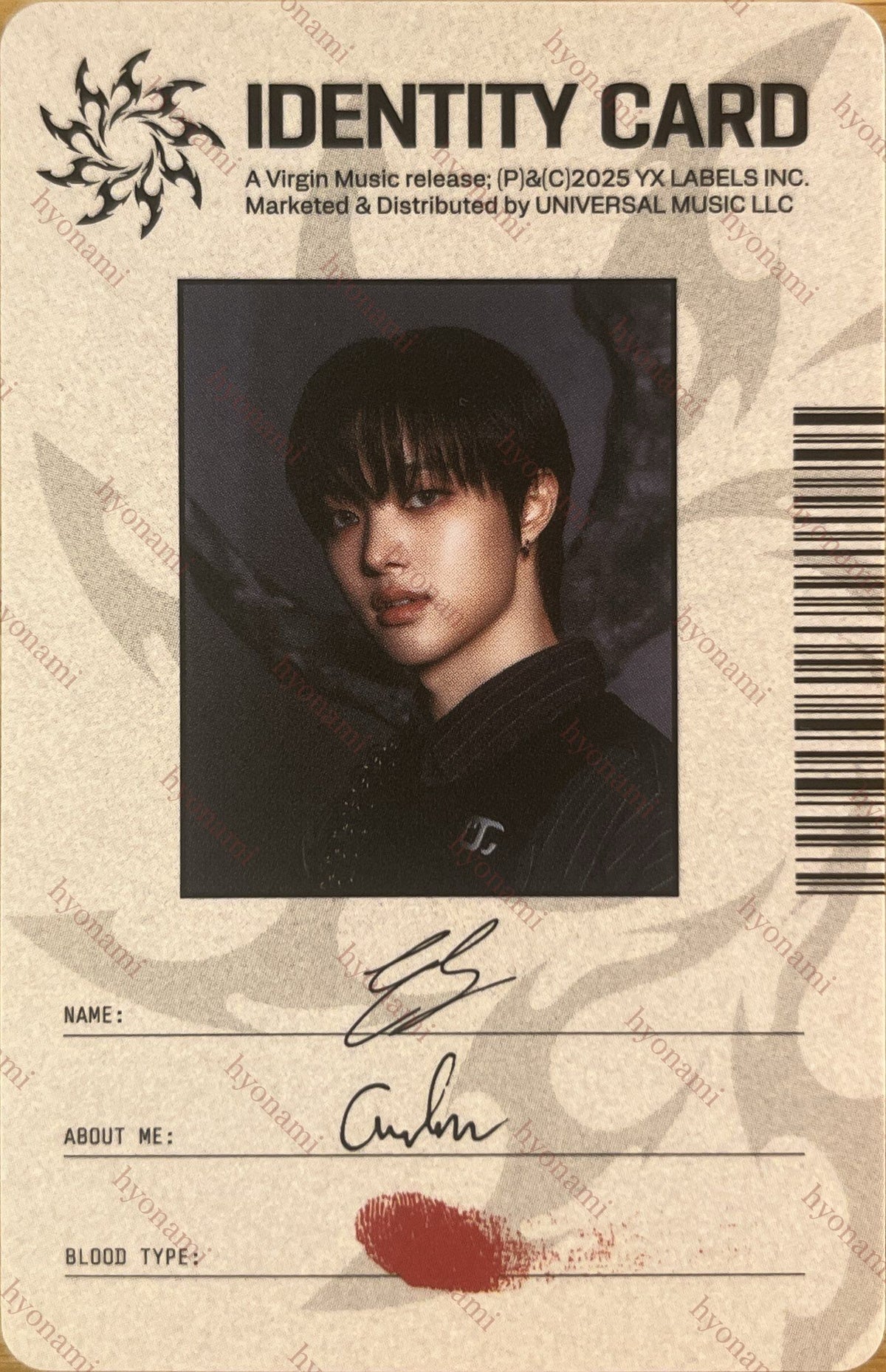 &TEAM Go in Blind standard identity card EJ